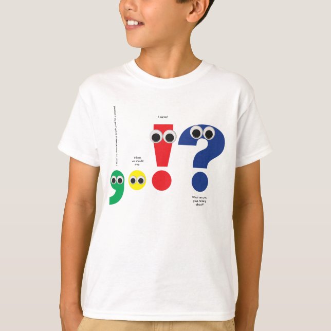Punctuation People T-Shirt (Front)