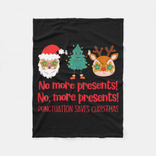 Punctuation Saves Christmas Reading Teacher Ela Gr Fleece Blanket