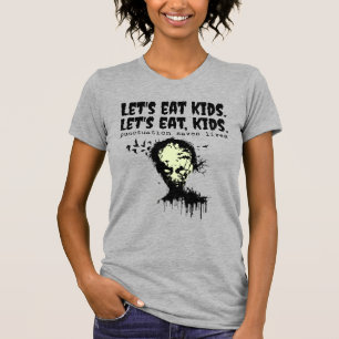 Punctuation Saves Lives, zombie let's eat kids T-Shirt