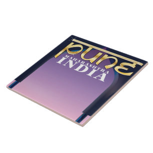 Pune, Maharashtra India vacation poster Tile