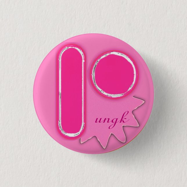 pungk-icon-pin-face 1 inch round button (Front)