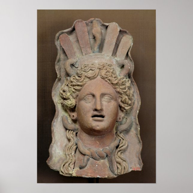 Punic mask representing Demeter Poster (Front)