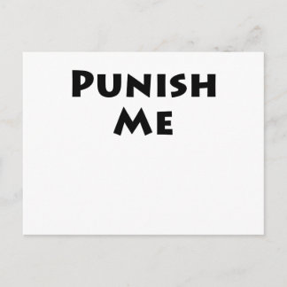 Punish Me Postcard