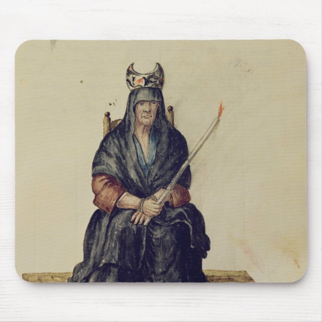Punishment of a sorceress mouse pad (Front)