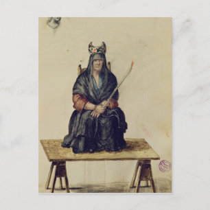 Punishment of a sorceress postcard