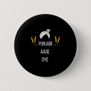 Punjabi Aa Gaye Oye Diljit Dosanjh Lohri Gift Holi 2 Inch Round Button