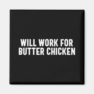 Punjabi Funny Desi Work For Butter Chicken Food Lo Magnet