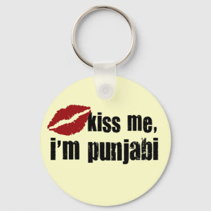Punjabi Kiss Keychain