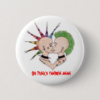 Punk 2 Inch Round Button
