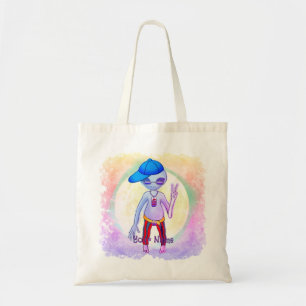 Punk Alien Tote Bag