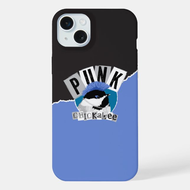 Punk Chickadee iPhone Case (Back)