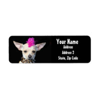 Punk Chihuahua Address Labels