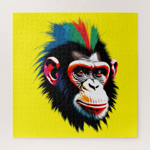 Punk Chimp Jigsaw Puzzle