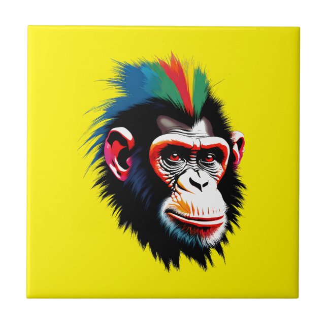 Punk Chimp Tile (Front)