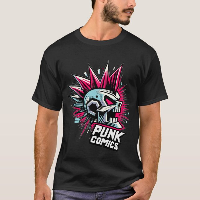 Punk Comics T-Shirt (Front)