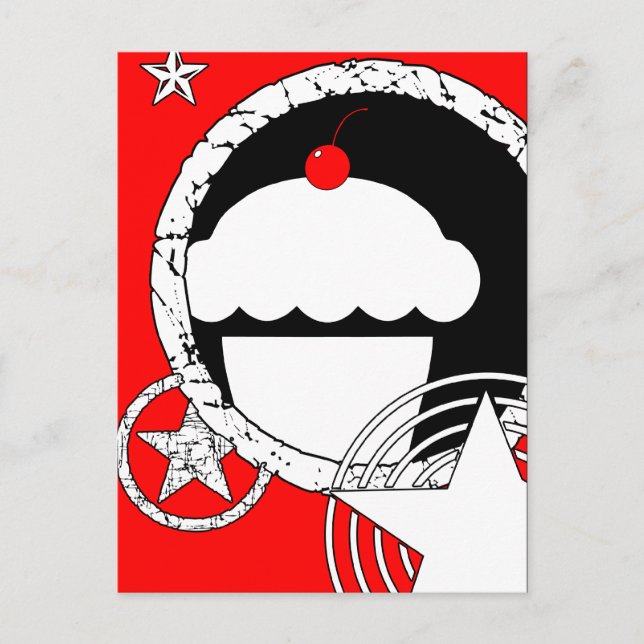 punk cupcake postcard (Front)