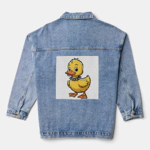 Punk Duckling – Funny Rebel Animal Art Denim Jacket