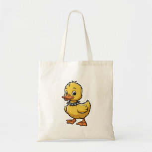 Punk Duckling – Funny Rebel Animal Art Tote Bag