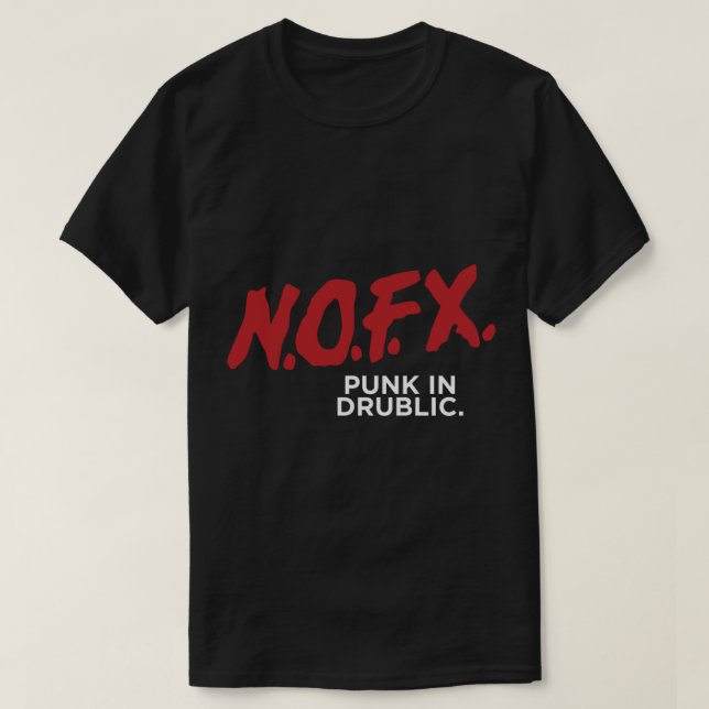 punk en T-shirt classique drublique (Design devant)