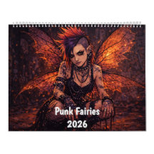 Punk Fairies Wall Calendar
