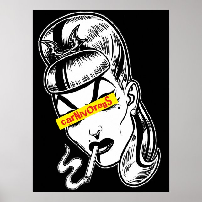 Punk Femme Fatale Poster (Front)