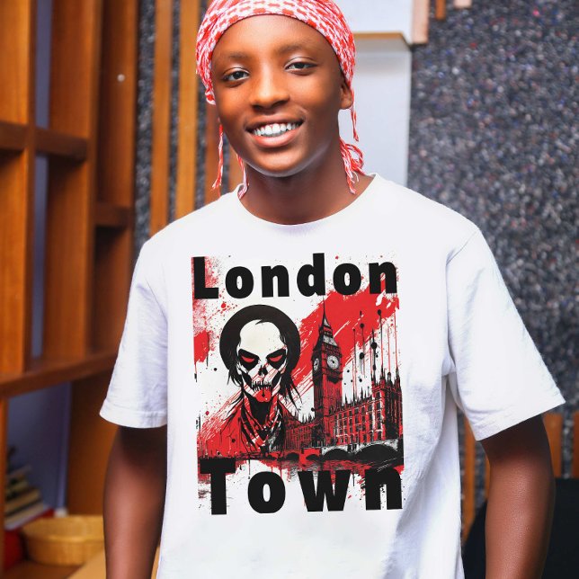 Punk Gift London England Zombie Rot Horror T-Shirt (Creator Uploaded)