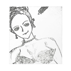 punk girl...i am just a girl american idol notepad