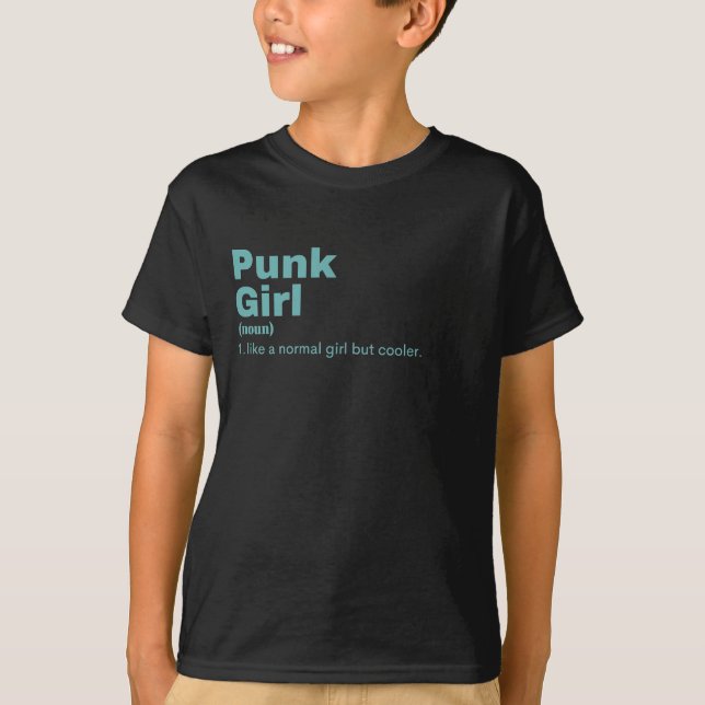 Punk  Girl - Punk  T-Shirt (Front)