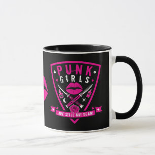 Punk Girls are still not dead! mug - black