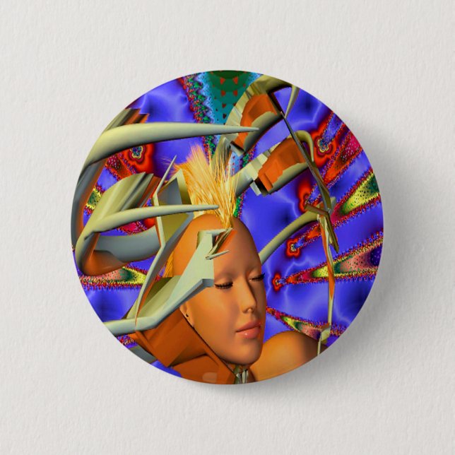 Punk Heaven 2 Inch Round Button (Front)