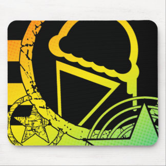 punk ice cream dripz mouse pad