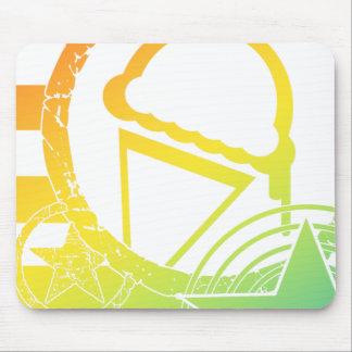 punk ice cream dripz mouse pad