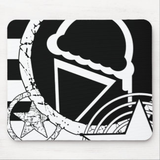 punk ice cream dripz mouse pad