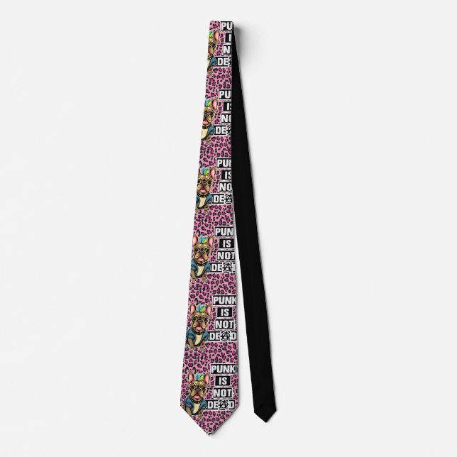 Punk is not dead Frenchie edition Tie (Front)