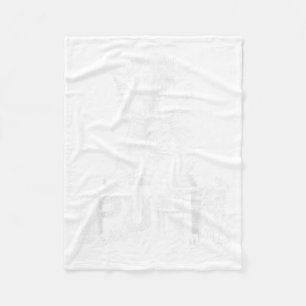 Punk Kitten Cat With Mohawk Nge Gothic Design Fleece Blanket