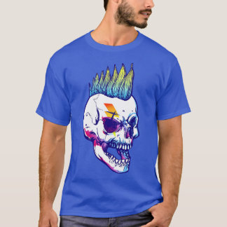 Punk Mohawk Skull T-Shirt