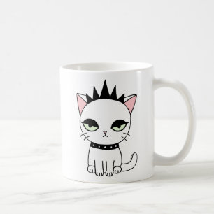 Punk mug Funny Punk Cat Mug Funny Cat Lover Mug