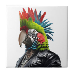 Punk Parrot Tile