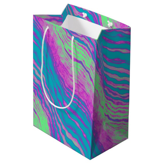 punk pinata :  medium gift bag (Back Angled)