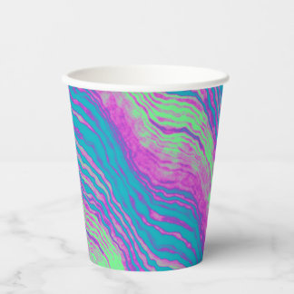 punk pinata :  paper cups