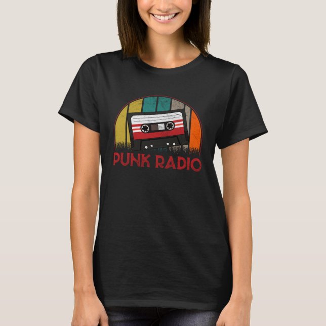 Punk Radio Punker Rock Punks T-Shirt (Front)