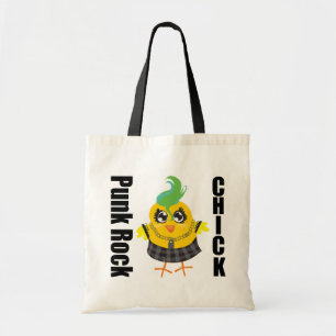 Punk Rock Chick Tote Bag