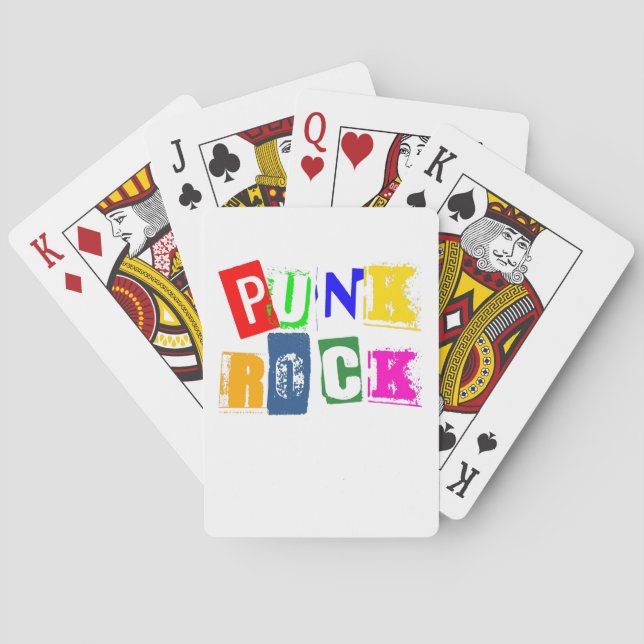 Punk Rock Classic Playing Cards (Back)