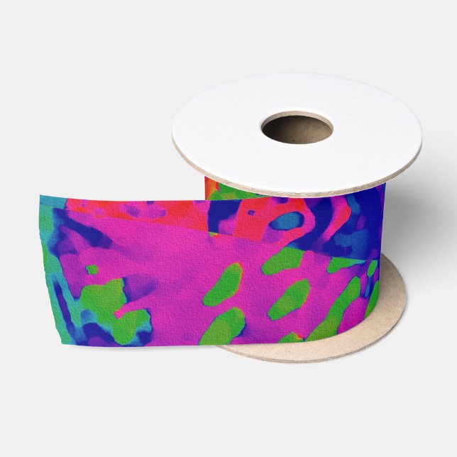 Punk Rock Design Satin Ribbon (Spool)