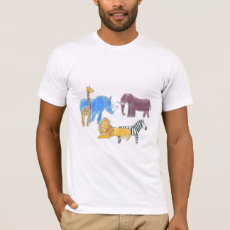 Punk Rock Doodle #38 African Savanna Animals T-Shirt