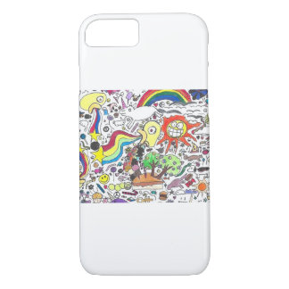 Punk Rock Doodle #5 Happy Sunshine Case-Mate iPhone Case