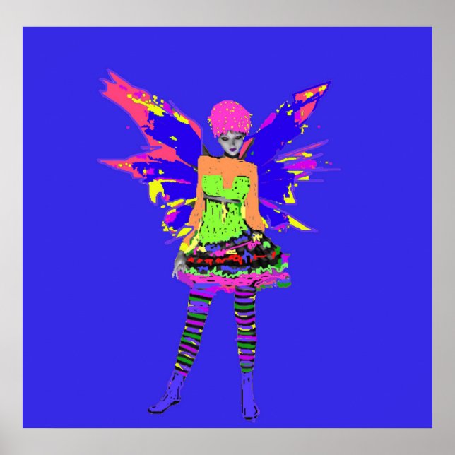 Punk Rock Fairy Poster (Front)
