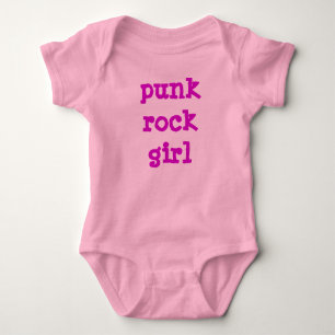 Punk Rock Girl Baby Bodysuit