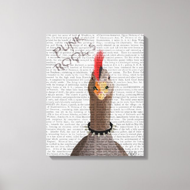 Punk Rock Goose Canvas Print (Front)