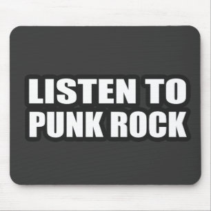 PUNK ROCK guy girl punker punk rocker punks music Mouse Pad
